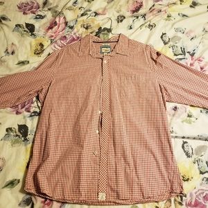 Bass mens button down long-sleeved shirt